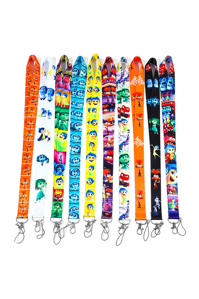 Choice 17.7in KC5722 10pcs Disney Stitch Lanyard Neck Strap Cartoon Keychain Wholesale for ID Badge Holder