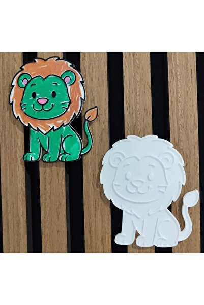 Akgün's Çocuklar İçin 3D Baskı Boyanabilir Hayvan Figürleri Seti _ 4 Adet