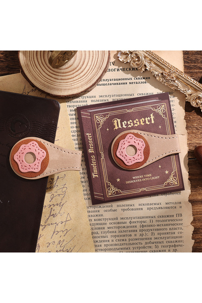 Choice فاصل كتاب مغناطيسي جلدي لطيف، قطعة واحدة، حامل صفحات مغناطيسي قوي بتصم...