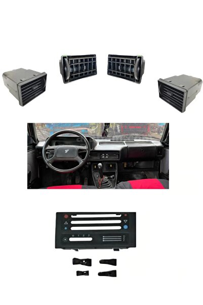 YDSilikon Tofaş Şahin Kartal Doğan Kalorifer Izgarası Takım Ve Kalorifer Kemanda Paneli Düğmeli Takım