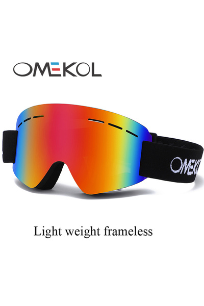 Choice BN4 OMEKOL Frameless Lightweight Anti-fog Ski Goggles Snow Snowboard G...