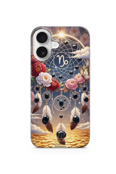 lelia حافظة هاتف شفافة متوافقة مع آيفون 16 بلس مطبوع |   المجموعة: زودياك ميو...