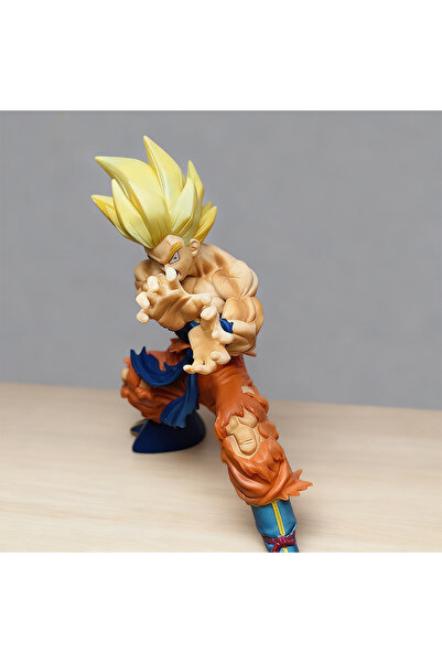 BANDAI دمية تشونغجيبو المتحركة لشخصية سون ووكونغ، متضررة من المعركة، مع موجة صدمة، مصنوعة من مادة PVC، قابلة للتجميع والديكور.