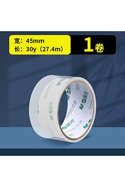 Choice6 شريط لاصق شفاف من M&G، قطعة واحدة، 45 مم، 30 ياردة، للتغليف السريع وإ...