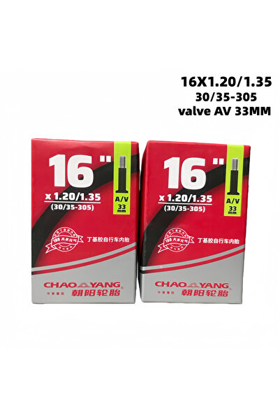 Choice شريدر صمام 2 قطعة 16X1.2-1.35-AV تشاويانغ دراجة الأنبوب الداخلي 14 16 ...