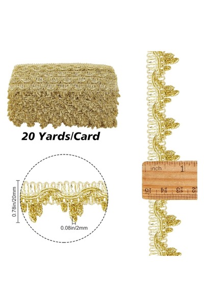 Choice AECH05-12326 Trims Craft Ribbon Decorated Woven Gimp Fringe Trim Tassel Trimmings Garment Accessory