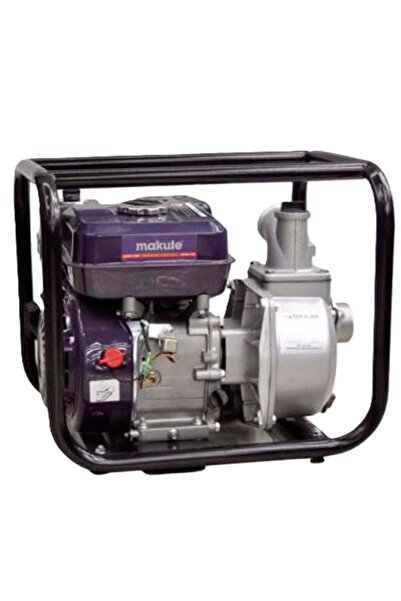 MAKUTE مضخة مياه تعمل بالبنزين مقاس 3 بوصات، 7 حصان (4 كيلوواط)، معدل تدفق 60 متر مكعب/ساعة، أقصى ارتفاع رفع 27 مترًا