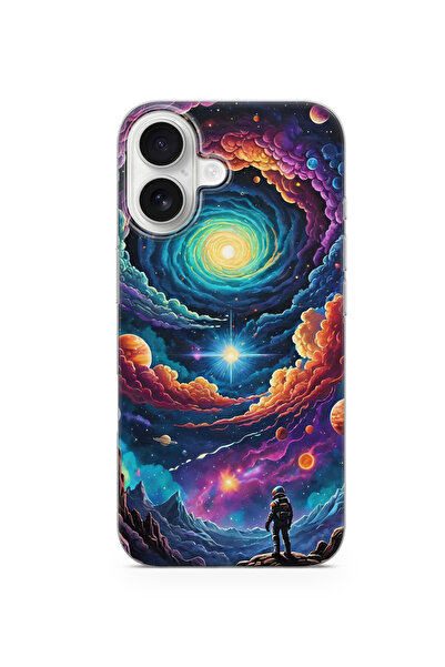 lelia حافظة هاتف شفافة متوافقة مع آيفون 16 بلس مطبوع |   المجموعة: كوزميك ويس...