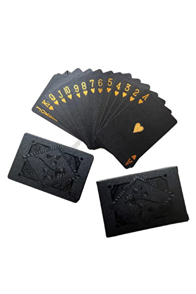 choice2 مجموعة أوراق لعب بلاك روز/سكال (ذهبي/فضي) - مقاومة للماء - بوكر - ماج...