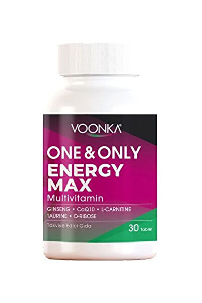 Voonka One & Only Energy Max 30 Tablets (New Packaging)