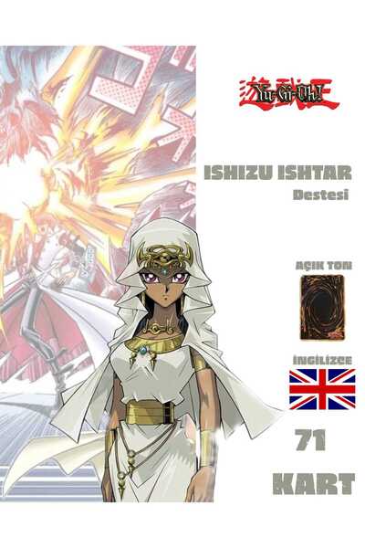 Cakmak Oyun Dukkani Yu-Gi-Oh! İngilizce İshizu İshtar Destesi 71 Yugioh Kartı