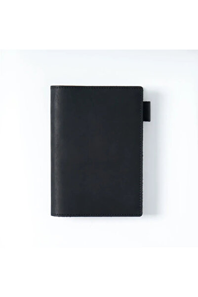 Choice غلاف جلدي أسود مقاس A6 لدفاتر الملاحظات A5 و A6، غلاف مصنوع يدويًا من ...