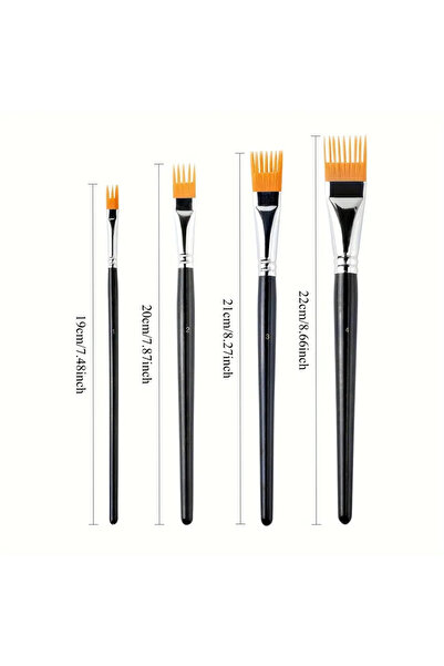 choice2 4PCS Mixed Paintbrush Set for Watercolor Oil Digital Painting - Lands...