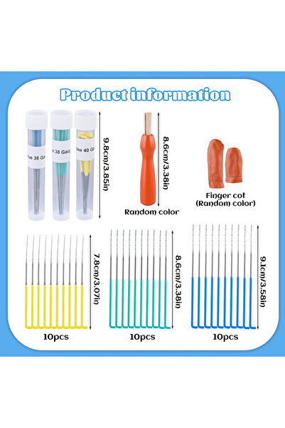 Choice1 30 إبرة تلبيد من Zxiixz، إبر تلبيد بأشكال نجمية، ملتوية، ومثلثة، للصوف