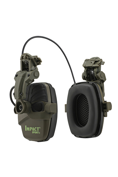 Choice سماعة رأس إلكترونية رياضية للرماية HL-Y-BHA-Green Impact تُثبّت على ال...