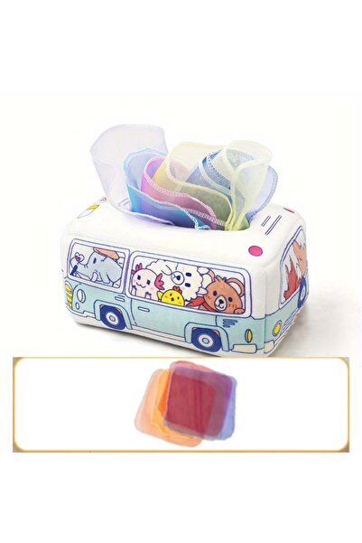 Choice6 white tissue box Childrens Finger Exercise Soothing Toy Baby Paper Dr...