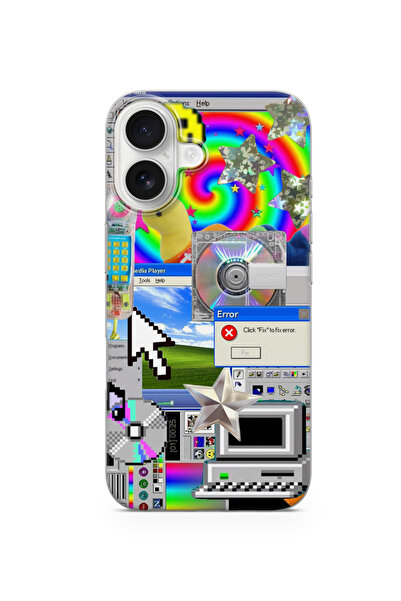 lelia حافظة هاتف شفافة متوافقة مع آيفون 16 مطبوع |   المجموعة: إيرو جلاس ميراج