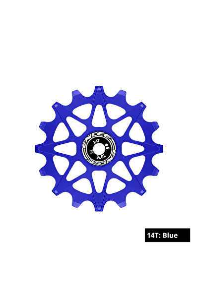 Choice محول سرعات خلفي للدراجات من TaoCi 14TBlue ENLEE، مزود بعجلة توجيه سيراميكية ذات أسنان موجبة وسالبة، مناسب للدراجات الجبلية