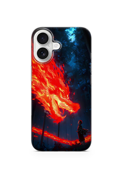 lelia حافظة هاتف شفافة متوافقة مع آيفون 16 بلس مطبوع |   المجموعة: دفتر الرسم...