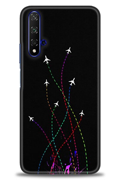 Rulet Aksesuar غطاء متوافق مع هاتف هواوي هونر مطبوع HD - غطاء سيليكون بتصميم ...