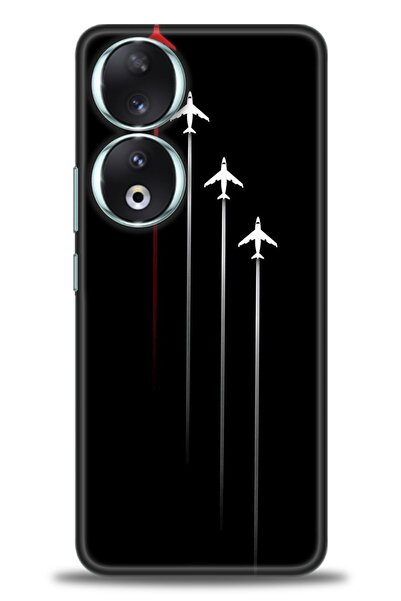 Rulet Aksesuar غطاء متوافق مع هاتف هواوي هونر مطبوع HD - غطاء سيليكون مصمم - 386