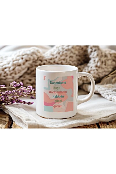 Beramussa The Rights of Those Who Escape, Not Those Who Fight – Beautiful Days Mug – Inspirational Motivational Written Cup