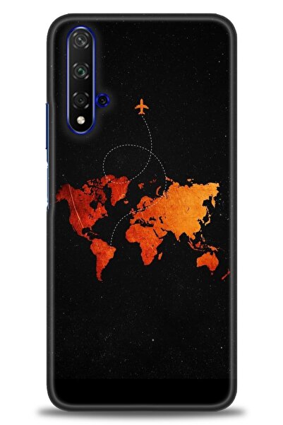 Rulet Aksesuar غطاء متوافق مع هاتف هواوي هونر مطبوع HD - غطاء سيليكون بتصميم ...