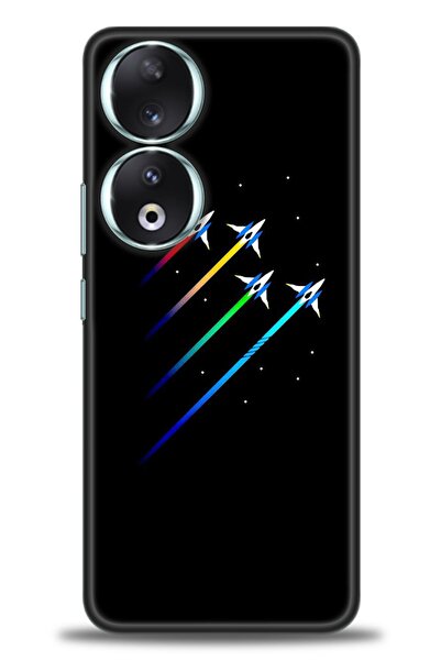 Rulet Aksesuar غطاء متوافق مع هاتف هواوي هونر مطبوع HD - غطاء سيليكون مصمم - 389