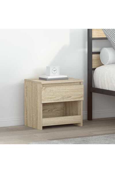 vidaxl Bedside Cabinets 2 pcs Sonoma Oak 40x30x39 cm Engineered Wood