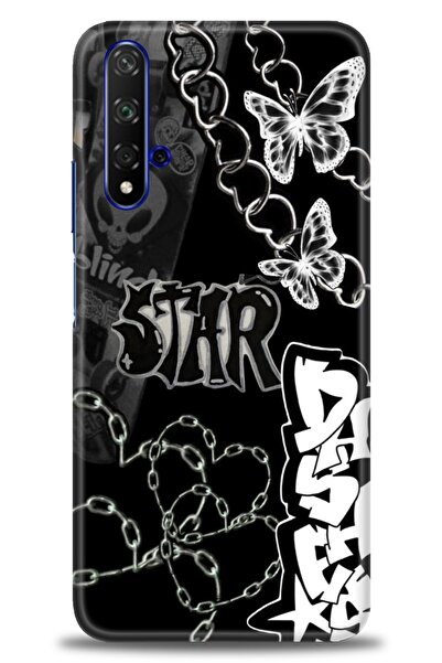 Rulet Aksesuar غطاء متوافق مع هاتف هواوي هونر مطبوع HD - غطاء سيليكون بتصميم ...