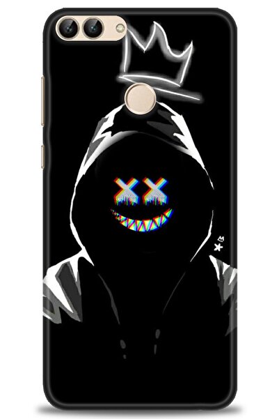 Rulet Aksesuar غطاء متوافق مع هاتف هواوي بي سمارت HD مطبوع - غطاء سيليكون مصم...