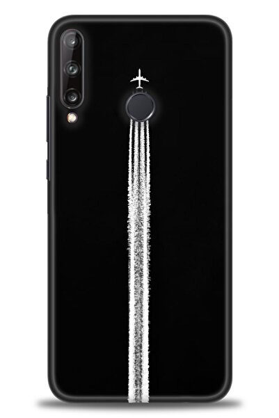 Rulet Aksesuar غطاء متوافق مع هاتف هواوي P40 Lite E HD مطبوع + واقي شاشة سيرا...