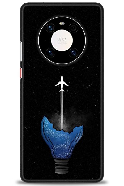 Rulet Aksesuar غطاء متوافق مع هاتف هواوي ميت 40 برو HD مطبوع - غطاء سيليكون م...