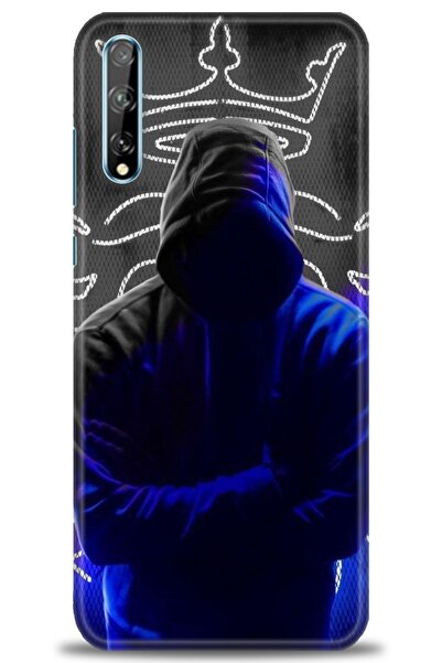 Rulet Aksesuar غطاء متوافق مع هاتف هواوي بي سمارت اس اتش دي مطبوع - غطاء سيلي...