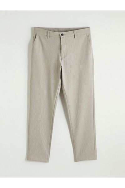 LC Waikiki Regular Waist Slim Fit Patterned Men's Trousers