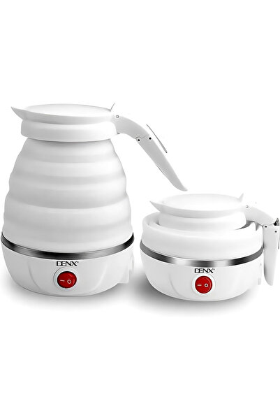 Generic غلاية سفر كهربائية قابلة للطي من دينكس، بقوة 600 واط وسعة 600 مل، غليان سريع للسفر والتخييم، مصنوعة من السيليكون، موديل DX1768