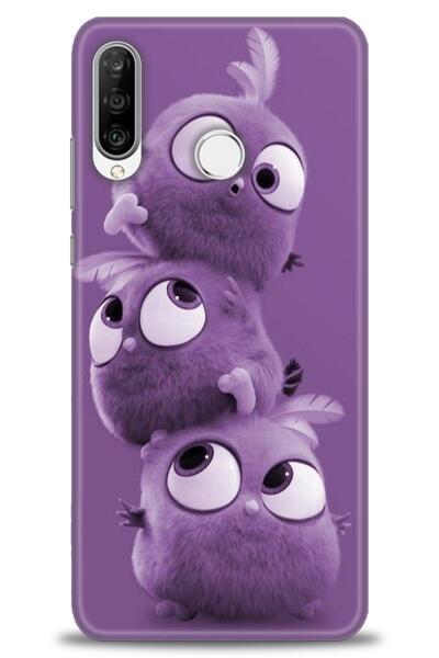 Rulet Aksesuar غطاء متوافق مع هاتف هواوي P30 لايت HD مطبوع - غطاء سيليكون بتص...