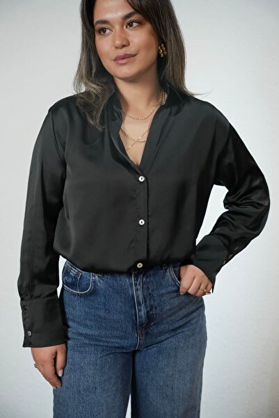 BÜŞRA PERKER Satin shirt