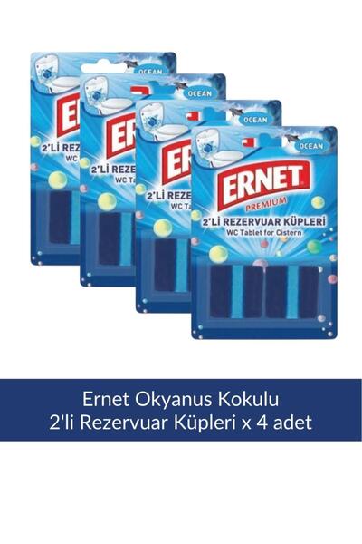 Ernet Rezervuar Blok Okyanus Kokulu 2'li x 4 Adet