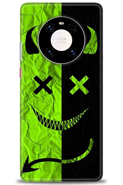 Rulet Aksesuar غطاء متوافق مع هاتف هواوي ميت 40 برو HD مطبوع - غطاء سيليكون ب...