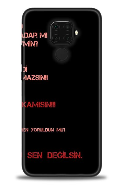 Rulet Aksesuar غطاء متوافق مع هاتف هواوي ميت 30 لايت HD مطبوع - غطاء سيليكون ...