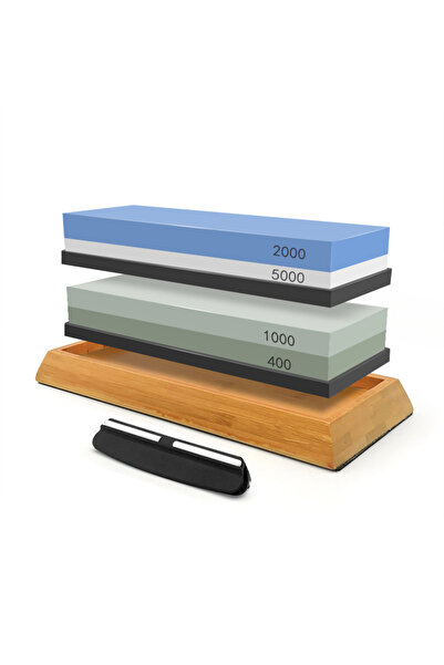 Choice9 Whetstone 4 in 1 SetE 2in1 Professional Sharpening stones Knife sharpener Double-side Whetstone Grin