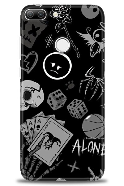 Rulet Aksesuar غطاء متوافق مع هاتف هواوي هونر 9 لايت HD مطبوع - غطاء سيليكون ...