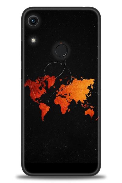 Rulet Aksesuar غطاء متوافق مع هاتف هواوي هونر 8A HD مطبوع - غطاء سيليكون مصمم...