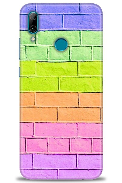 Rulet Aksesuar غطاء متوافق مع هاتف هواوي بي سمارت 2019 HD مطبوع - غطاء سيليكو...