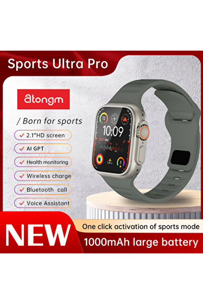 AyShop Atongm Ultra Pro Sport 2.1 İnç 49mm Uzun Kullanım Spor Sağlık Uygulama...