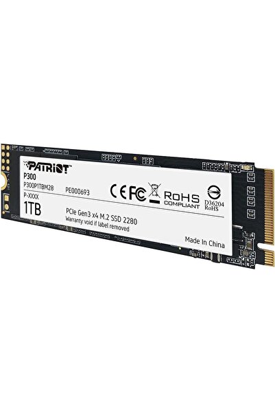 Patriot SSD intern P300 1TB M.2 NVMe PCIe Gen3 x4