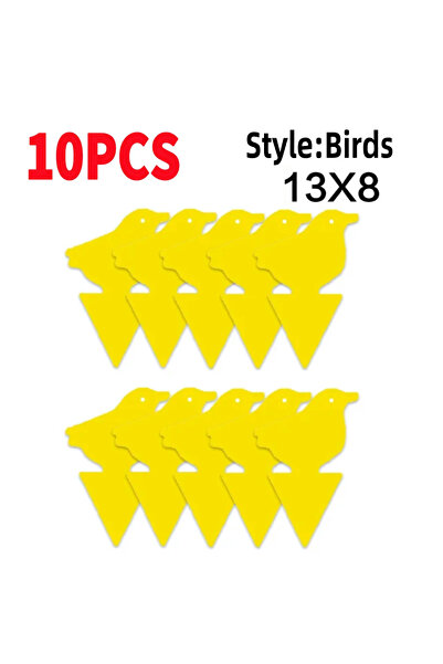 Choice14 ١٠ قطع من مصائد الطيور، ١٠-٣٠ قطعة من مصائد الحشرات الصفراء، غير سام...