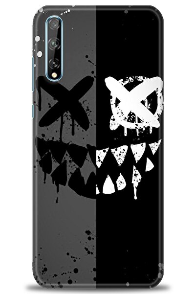 Rulet Aksesuar غطاء متوافق مع هاتف هواوي بي سمارت اس اتش دي مطبوع - غطاء سيلي...