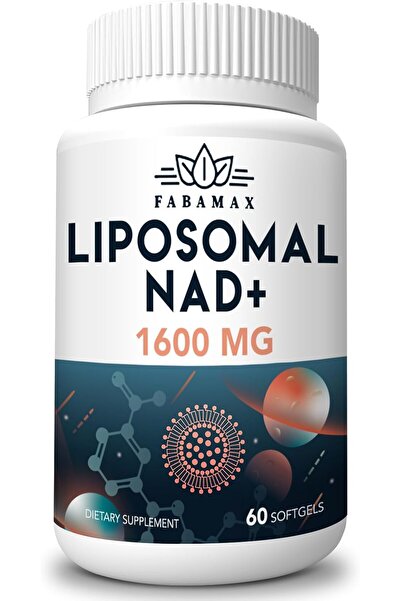 Fabamax مكمل غذائي من NAD الليبوزومي بتركيز 1600 ملغ، مكمل غذائي من NAD+ نقي بنسبة 98%، امتصاص فائق، بديل للنيكوتين